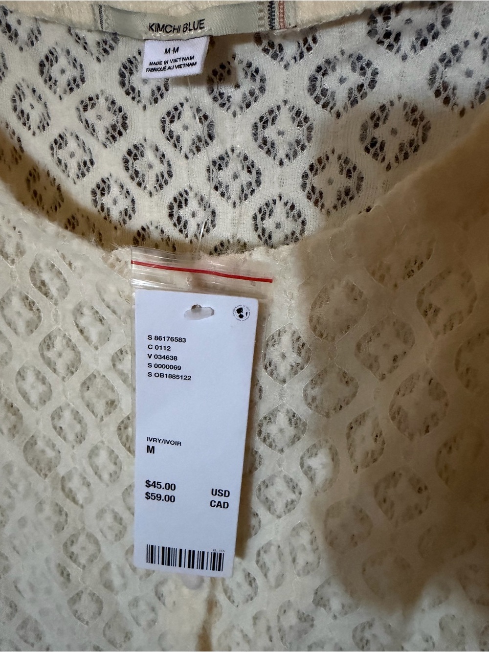 NWT Urban Outfitters Kimchi Blue Cassidy Cardigan - Picture 5 of 6
